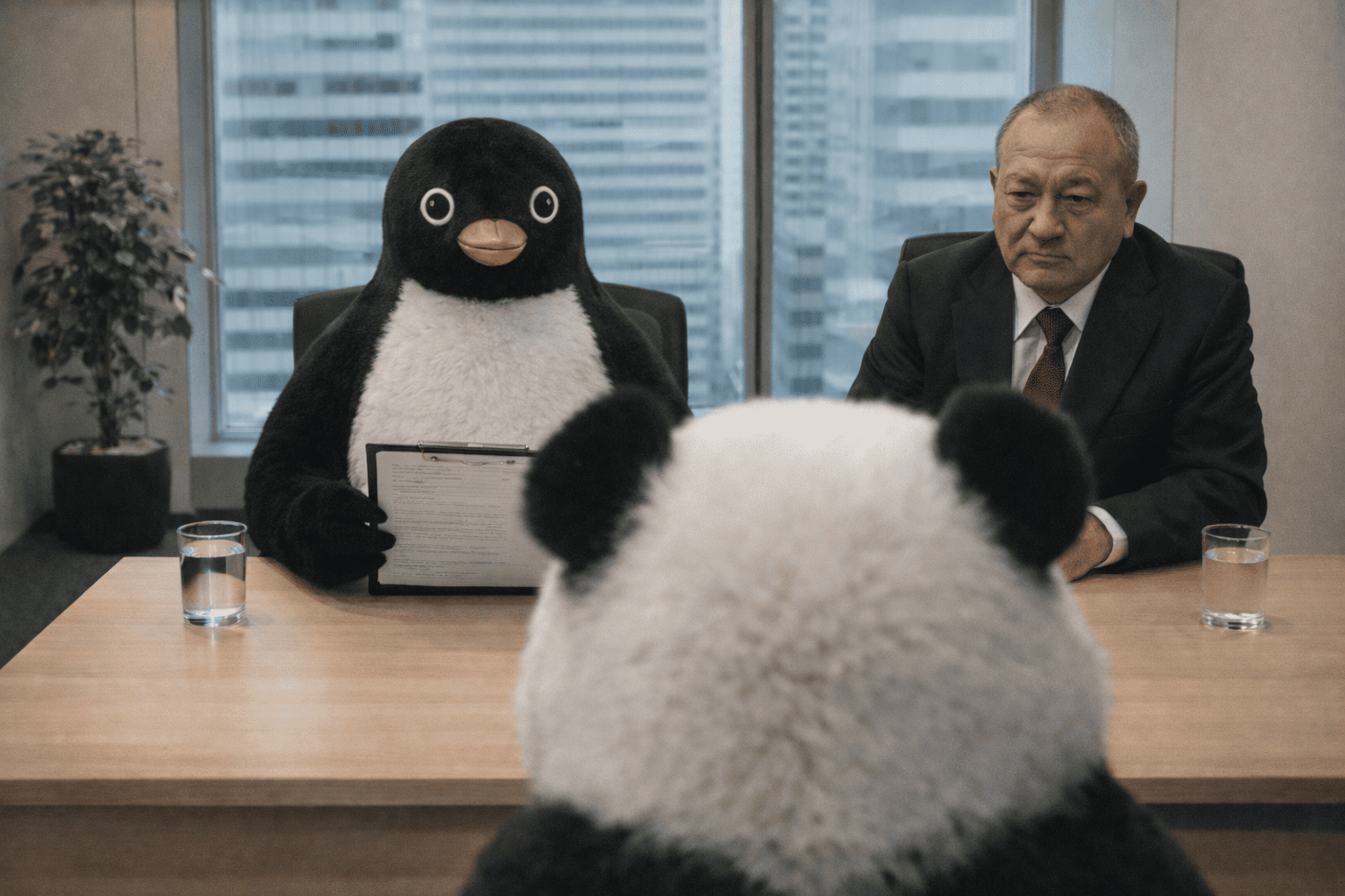 suicaとパンダ｜a panda applying to be the new Suica character